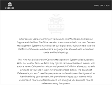 Tablet Screenshot of caboosecms.com